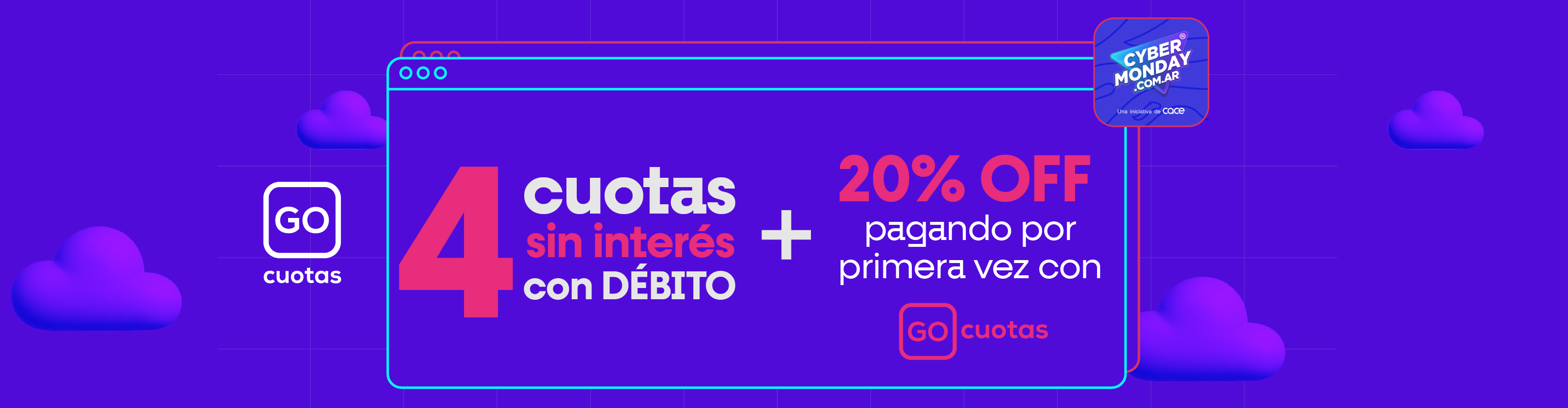 GO CUOTAS - 4 cuotas con Débito